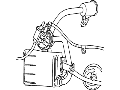 Chrysler 4578232AA HOSE Canister to Natural Vacuum Leak Detection