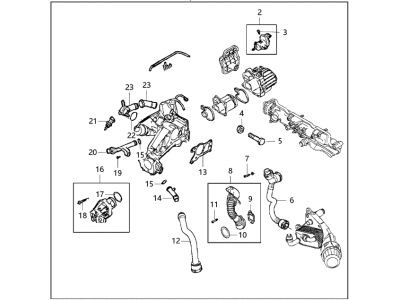Dodge Journey EGR Valve - 68219725AA