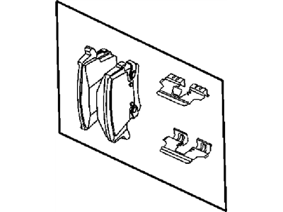 2008 Dodge Magnum Brake Pad - 68001440AA