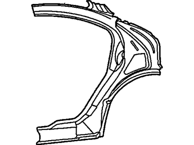 Dodge 5003770AH PANEL PACKAGE Body Side Aperture Rear