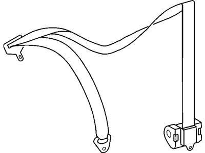 2005 Dodge Sprinter 2500 Seat Belt - 5103834AA
