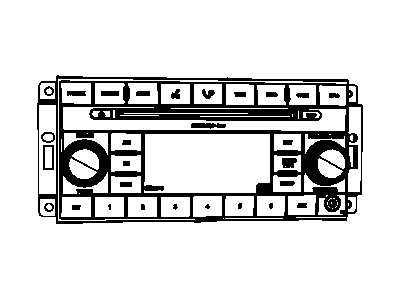Jeep 5064410AC RADIO AM/FM with CD
