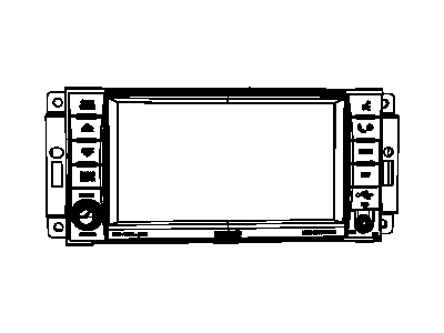 Mopar 5064816AB Radio Am / Fm / Dvd / Hdd / Nav / SDARS