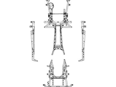 Dodge 5142420AA FRAME Chassis Complete