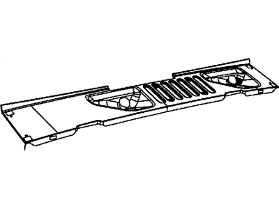 Jeep 55395321AC GRILLE Cowl Panel