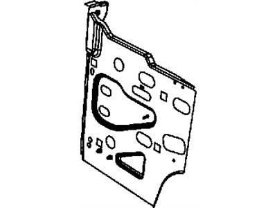 Jeep 55395666AI PANEL Cowl Side