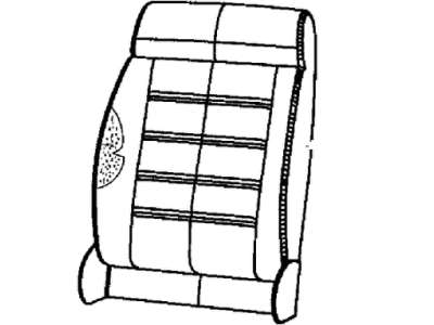 Jeep 6BZ70NX8AA COVER Front Seat Back