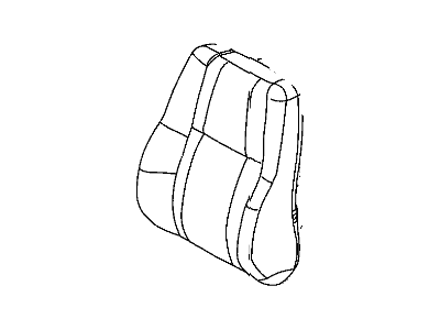 Mopar 5LL01HL1AA Cover Front Seat Back