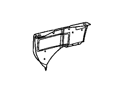 Dodge 5104157AA BRACKET Battery Tray