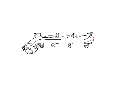 Jeep 53013792AE MANIFOLD Exhaust