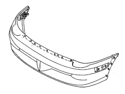 1996 Dodge Neon Bumper - PD14RC4