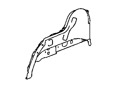 Mopar 55113214AA Wheelhouse Rear Inner