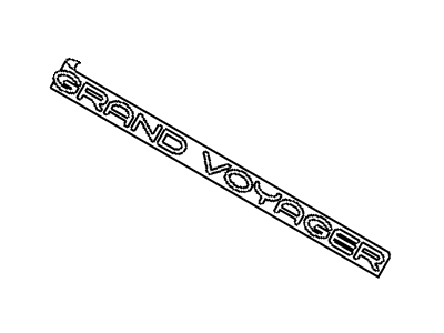 Dodge 4857578AA NAMEPLATE Grand Voyager