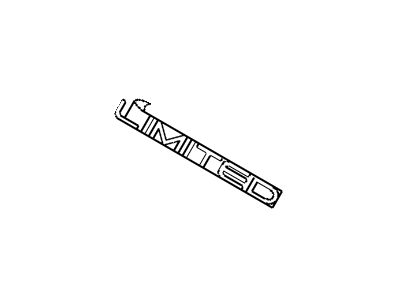 Dodge 4857563AA NAMEPLATE LIMITED