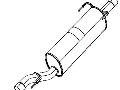 Ram 3500 Muffler - 52121563AF