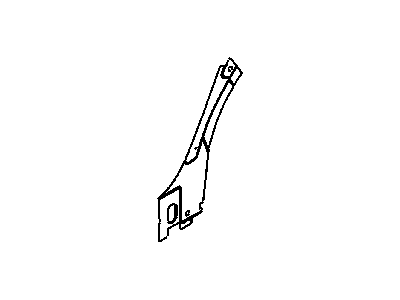 Mopar 5160004AA Front Reinforcement, Lower Inner Passenger Side