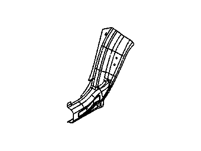 Mopar 5074872AA Aperture Reinforcement, Lower Passenger Side