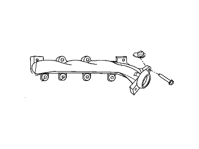 Chrysler 53032901AG MANIFOLD Exhaust