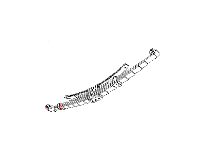 Dodge 52014035AA SPRING Rear Leaf