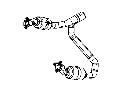 Ram Catalytic Converter - 68054702AB