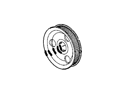 Chrysler 4668450AA PULLEY Power Steering Pump