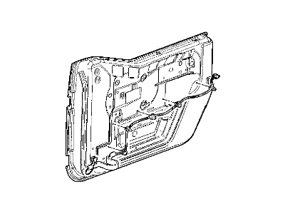 Jeep 68206201AB WIRING Front Door