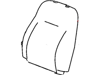 Chrysler 1CF381FLAA COVER Front Seat Back