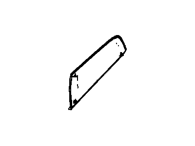 Dodge 5155278AF GLASS Quarter Window