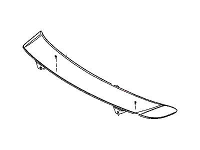 Chrysler Spoiler - 1BK74TZZAB
