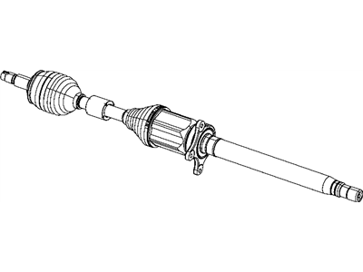 Jeep Cherokee Axle Shaft - 52123815AA