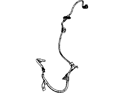 Mopar 5105573AA Sensor Anti-Lock Brakes