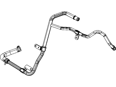 Dodge 68058252AE HOSE AND TUBE Heater Return