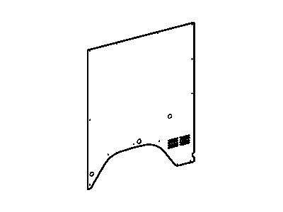 Mopar 5131857AA Compartment Trim, Passenger Side