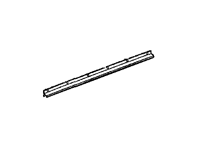 Mopar 55359350AC Lower Weatherstrip, Rear