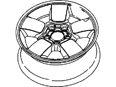Jeep 52124455AA WHEEL Steel