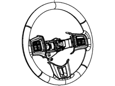 Dodge Steering Wheel - 5SU011X9AA