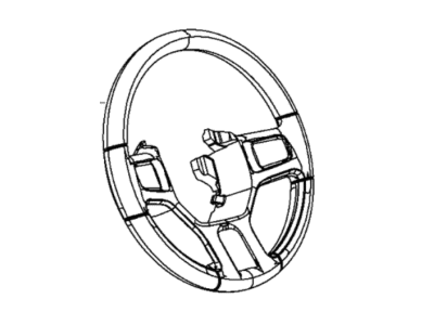 Ram 2500 Steering Wheel - 5YG391X9AA