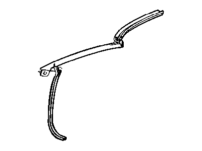 Chrysler 4878983AB WEATHERSTRIP A-Pillar to Roof