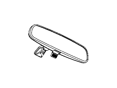 Dodge 57010496AB MIRROR Inside Rear View
