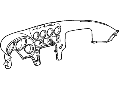 Dodge LB39JX8AG FASCIA Instrument Panel
