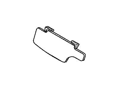 Mopar 5104438AA Sunvisor, Driver Side