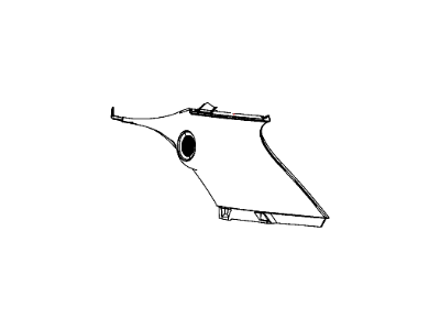 Dodge 1XA48DX9AB RETAINER Cargo Net, Button
