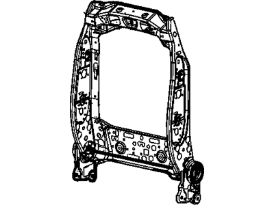 Ram 68050468AA FRAME Front Seat Back