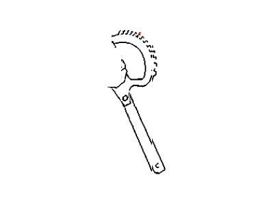 Dodge 5104346AA REGULATOR Front Door Window