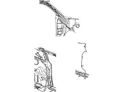 Ram 4894620AB HOSE Sunroof Drain