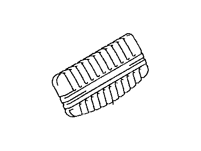 Dodge MA152260 PAD, Brake Pedal, w/Auto Trans.