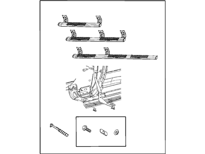 Ram 82211501AF STEP KIT Tubular Side