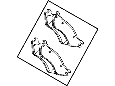 Mopar 5139733AA Pad Kit Front Disc Brake