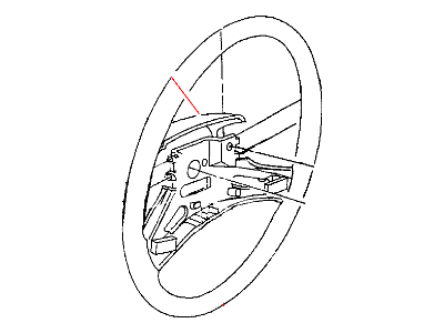 1997 Chrysler Sebring Steering Wheel - JF56TAZ