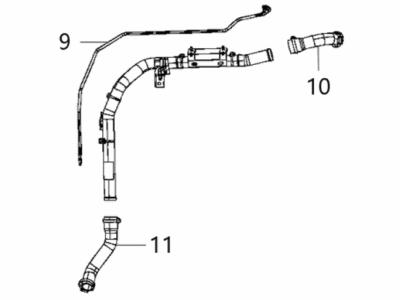 Jeep Fuel Filler Neck - 68426561AB